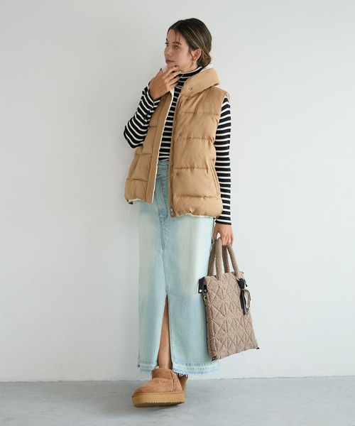 BAYFLOW（ベイフロー）の「[軽量!!抗菌消臭・撥水加工付き]フェイクムートンブーツ（ブーツ・レディース・ベージュ/ブラック/グレー・MEDIUM/LARGE）」の17枚目の写真