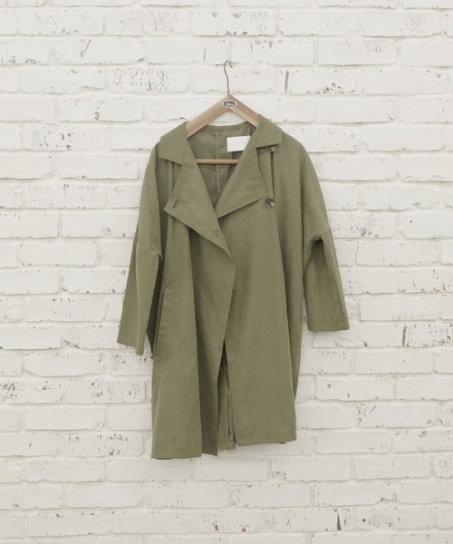 Chico（チコ）の「ニュアンストレンチコート（トレンチコート・レディース・ブラック/ベージュ/カーキ・FREE）」の6枚目の写真