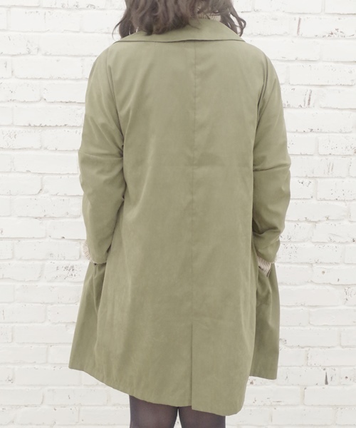 Chico（チコ）の「ニュアンストレンチコート（トレンチコート・レディース・ブラック/ベージュ/カーキ・FREE）」の8枚目の写真