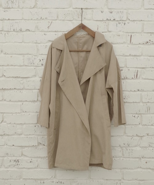 Chico（チコ）の「ニュアンストレンチコート（トレンチコート・レディース・ブラック/ベージュ/カーキ・FREE）」の11枚目の写真