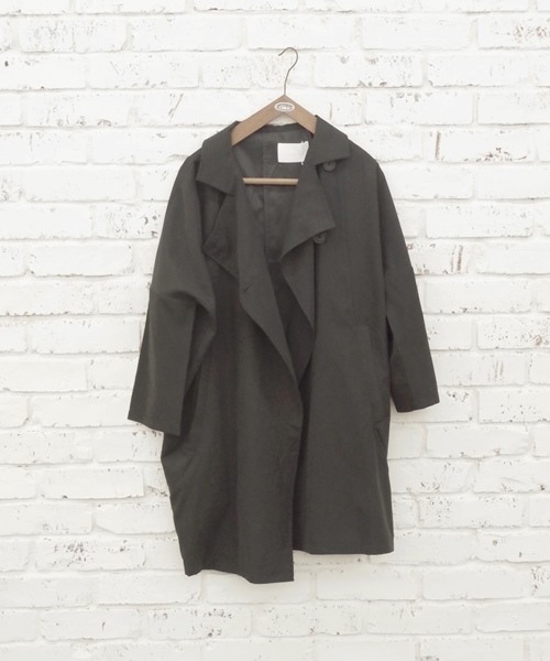 Chico（チコ）の「ニュアンストレンチコート（トレンチコート・レディース・ブラック/ベージュ/カーキ・FREE）」の4枚目の写真