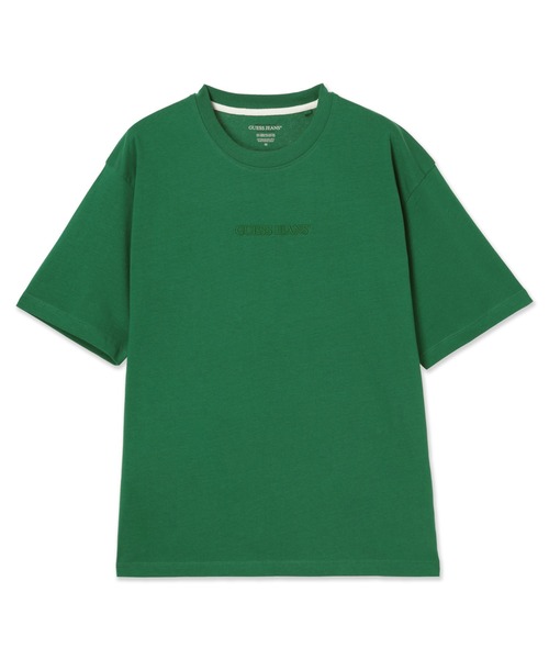 GUESS JEANS(ゲスジーンズ)の「GUESS JEANS Embroidered Logo Tee 半袖 ロゴTシャツ(Tシャツ/カットソー・メンズ・ブラック/ホワイト/グリーン・X-SMALL/LARGE/MEDIUM/SMALL/X-LARGE)」の22枚目の写真