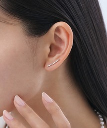 ciite'（シーテ）の「ラインピアス イヤーカフ風  (両耳用)（ピアス（両耳用）・レディース）」