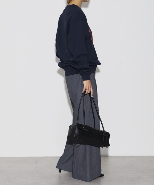 Firsthand（ファーストハンド）の「Firsthand/ファーストハンド オーガニックコットンマルチリボンプリントスウェット（スウェット・レディース・チャコールグレー/オートミール/ネイビー・FREE）」の21枚目の写真