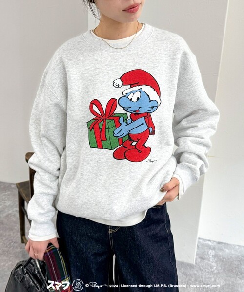 [100cm] Mickeyキョロキョロ♡クリスマススウェット 100cm] Mickeyキョロキョロ♡クリスマススウェット