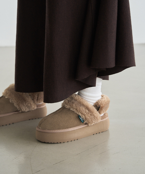 LE TALON(ルタロン)の「ROCKFISH / ロックフィッシュ FURスリングバック(その他シューズ・レディース・キャメル/ベージュ系その他・23cm/24cm/25cm)」の1枚目の写真