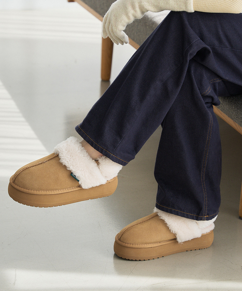 LE TALON(ルタロン)の「ROCKFISH / ロックフィッシュ FURスリングバック(その他シューズ・レディース・キャメル/ベージュ系その他・23cm/24cm/25cm)」の2枚目の写真