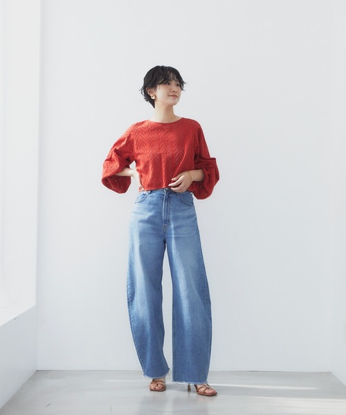 再入荷商品 カーブテーパード 'LAURA'（デニムパンツ）｜YANUK（ヤヌーク パンツ