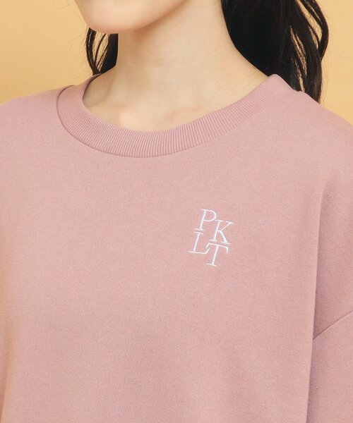 PINK-latte（ピンクラテ）の「◆秋冬マストアイテム クマ裏毛スウェット（Tシャツ/カットソー・キッズ・サンドベージュ/カーキ系3/チャコールグレー/アイボリー・13/14/15 /16）」の8枚目の写真