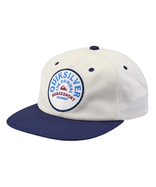 Quiksilver（クイックシルバー）の「QUIKSILVER/クイックシルバー キャップ WAPPEN FLAT CAP QCP244301（キャップ・メンズ・ブラック/アイボリー・FREE）」の2枚目の写真