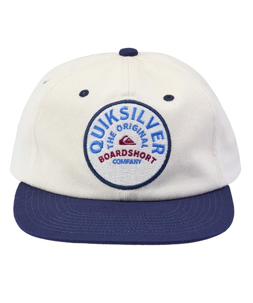 QUIKSILVER - QUIKSILVER クイックUS限定ロゴワッペントラッカーキャップ帽子１点物 QUIKSILVER - QUIKSILVERクイックシルバーUS限定ロゴワッペン