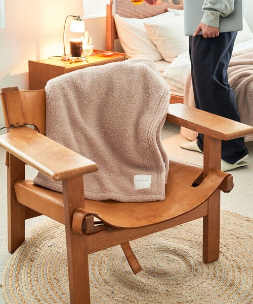 FREAK'S STORE（フリークスストア）の「フリースブランケット M（ブランケット・メンズ・ネイビー/ベージュ/グレー・ONE SIZE）」の15枚目の写真