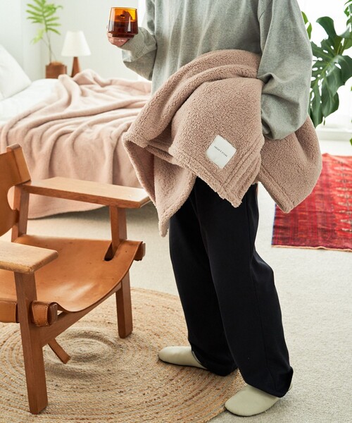 FREAK'S STORE（フリークスストア）の「フリースブランケット M（ブランケット・メンズ・ネイビー/ベージュ/グレー・ONE SIZE）」の16枚目の写真