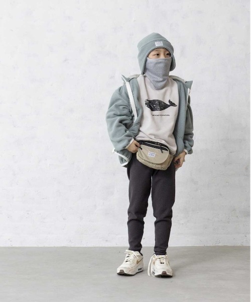 ARCH & LINE（アーチアンドライン）の「Re:FLEECE SKIER FLEECE CAP（ニットキャップ/ビーニー・キッズ・ブラック/ミント/グレー・57/54/48/60）」の21枚目の写真