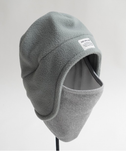 ARCH & LINE（アーチアンドライン）の「Re:FLEECE SKIER FLEECE CAP（ニットキャップ/ビーニー・キッズ・ブラック/ミント/グレー・57/54/48/60）」の22枚目の写真