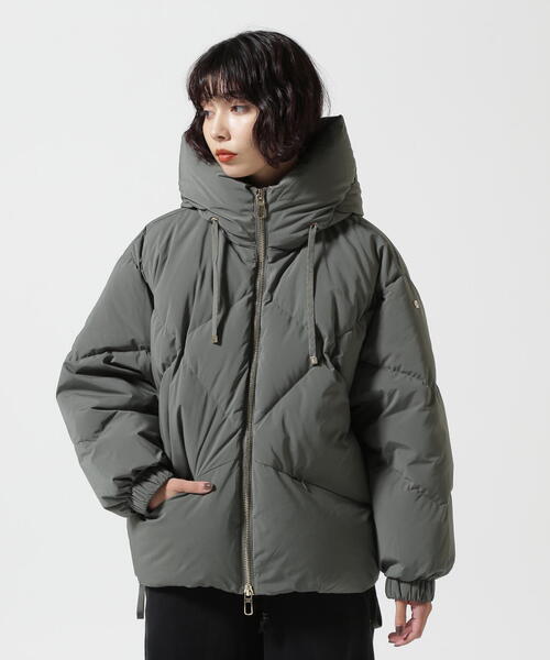 DUNO（デュノ）の「DUNO (デュノ)　PEGGIE ダウンジャケット（ダウンジャケット/コート・レディース・カーキ/ブラック・40/42）」の3枚目の写真