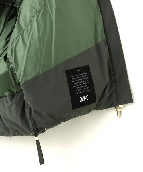 DUNO（デュノ）の「DUNO (デュノ)　PEGGIE ダウンジャケット（ダウンジャケット/コート・レディース・カーキ/ブラック・40/42）」の14枚目の写真