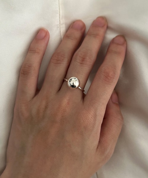 whoseA(フーシー)の「【silver925】SphericalRing/スフェリカル リング(SV10mm)(リング・レディース・シルバー・10号/12号)」の2枚目の写真