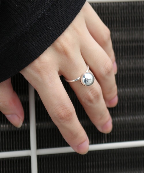 whoseA(フーシー)の「【silver925】SphericalRing/スフェリカル リング(SV10mm)(リング・レディース・シルバー・10号/12号)」の4枚目の写真