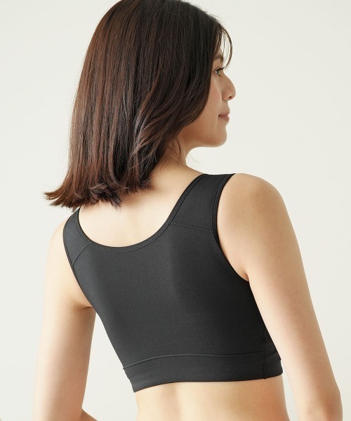 aimerfeel(エメフィール)の「すっぽり包む 夢ごごち ナイトブラ 単品ブラジャー (グラマーサイズ)(ナイトブラ・レディース・グレイッシュブルー/ピンク/ブラック/オフホワイト/チャコールグレー・SG/MG/LG/LLG)」の19枚目の写真