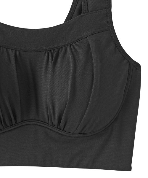 aimerfeel(エメフィール)の「すっぽり包む 夢ごごち ナイトブラ 単品ブラジャー (グラマーサイズ)(ナイトブラ・レディース・グレイッシュブルー/ピンク/ブラック/オフホワイト/チャコールグレー・SG/MG/LG/LLG)」の21枚目の写真