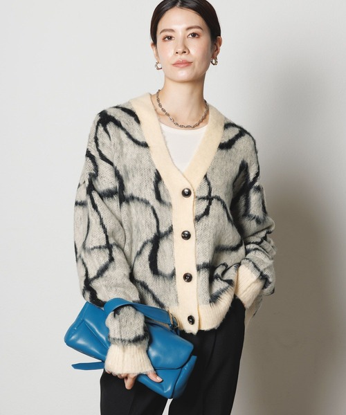 【セール】線画シャギーカーディガン/151515（カーディガン/ボレロ）｜Elura（エルーラ） 5,770円