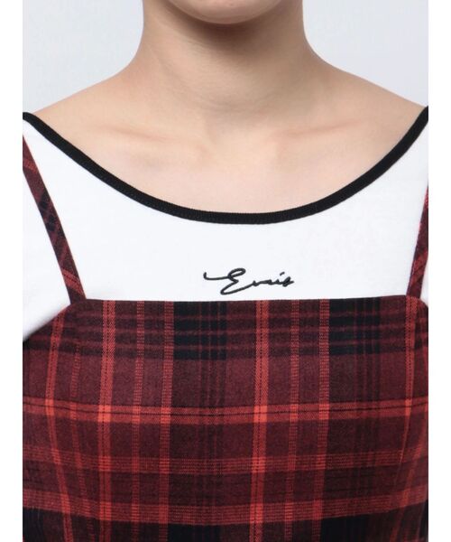 EVRIS（エヴリス）の「チェックミニワンピース（ワンピース・レディース・ブラック/レッド・FREE）」の18枚目の写真