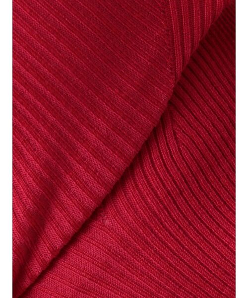 MERCURYDUO（マーキュリーデュオ）の「2WAYオフショルZIPロングスリーブニット（ニット/セーター・レディース・ダークブラウン/レッド/ブラック/アイボリー・FREE）」の17枚目の写真