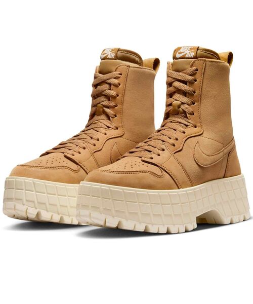 未使用品 NIKE エアジョーダン1ブルックリン ブーツ ベージュ
