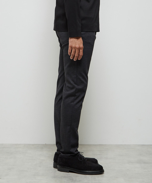 MEN'S MELROSE（メンズメルローズ）の「プリントテックジャージスリムテーパード5ポケットパンツ(セットアップ可)（その他パンツ・メンズ・ネイビー/ベージュ/ブラウン/チャコールグレー・2/3/4/5）」の13枚目の写真