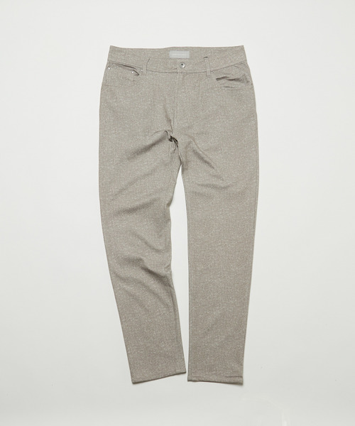 MEN'S MELROSE（メンズメルローズ）の「プリントテックジャージスリムテーパード5ポケットパンツ(セットアップ可)（その他パンツ・メンズ・ネイビー/ベージュ/ブラウン/チャコールグレー・2/3/4/5）」の8枚目の写真