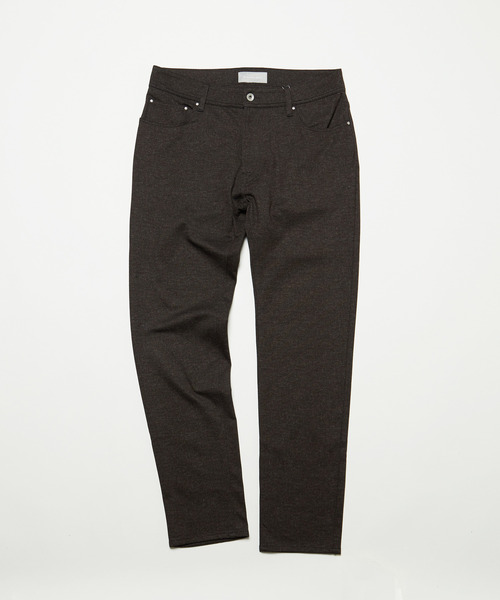 MEN'S MELROSE（メンズメルローズ）の「プリントテックジャージスリムテーパード5ポケットパンツ(セットアップ可)（その他パンツ・メンズ・ネイビー/ベージュ/ブラウン/チャコールグレー・2/3/4/5）」の10枚目の写真