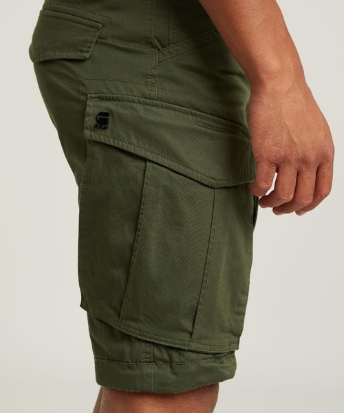 G-STAR(ジースター)の「ROVIC ZIP REGULAR SHORT/ジップディテールカーゴショートパンツ(その他パンツ・メンズ・ダークオリーブ/ダークブラック・32inch/30inch/28inch/34inch/36inch)」の10枚目の写真