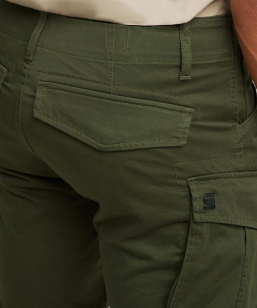 G-STAR(ジースター)の「ROVIC ZIP REGULAR SHORT/ジップディテールカーゴショートパンツ(その他パンツ・メンズ・ダークオリーブ/ダークブラック・32inch/30inch/28inch/34inch/36inch)」の11枚目の写真