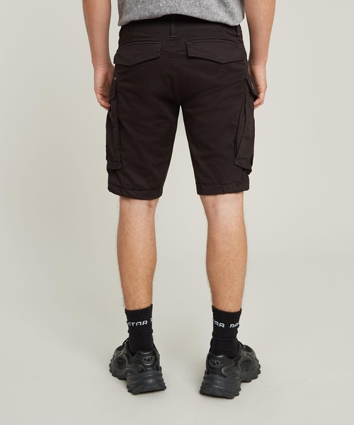 G-STAR(ジースター)の「ROVIC ZIP REGULAR SHORT/ジップディテールカーゴショートパンツ(その他パンツ・メンズ・ダークオリーブ/ダークブラック・32inch/30inch/28inch/34inch/36inch)」の5枚目の写真