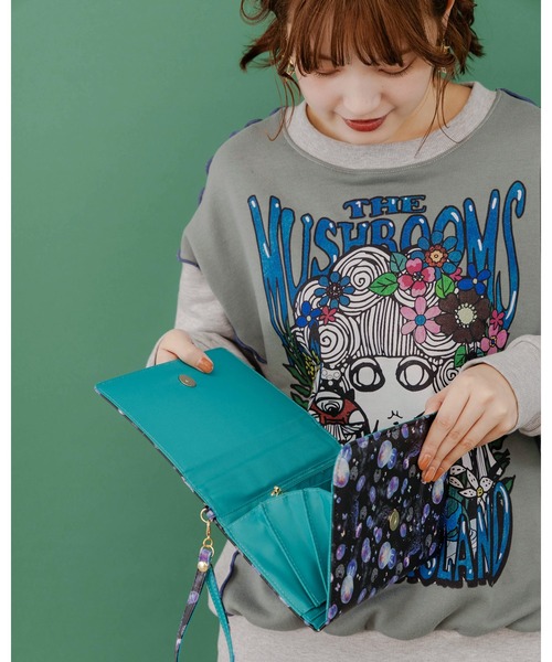 ScoLar(スカラー)の「SC77-21:宇宙クラゲ柄マルチケース(その他小物・レディース・ブラック・FREE)」の7枚目の写真