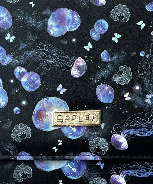 ScoLar(スカラー)の「SC77-21:宇宙クラゲ柄マルチケース(その他小物・レディース・ブラック・FREE)」の17枚目の写真
