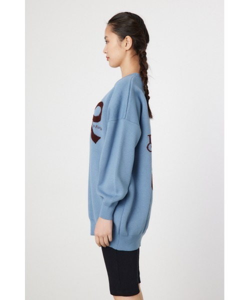 RODEO CROWNS WIDE BOWL（ロデオクラウンズワイドボウル）の「Ribbonニットチュニックワンピース（ワンピース・レディース・サックスブルー/ブラック/ピンク・FREE）」の19枚目の写真