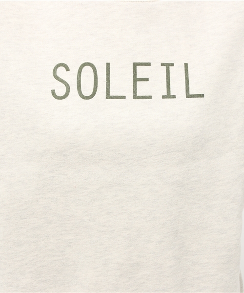 earth music&ecology（アースミュージックアンドエコロジー）の「裏毛グラフィックドロップショルダープルオーバー（Tシャツ/カットソー・レディース・杢グレー/オートミール/ネイビー・FREE）」の10枚目の写真