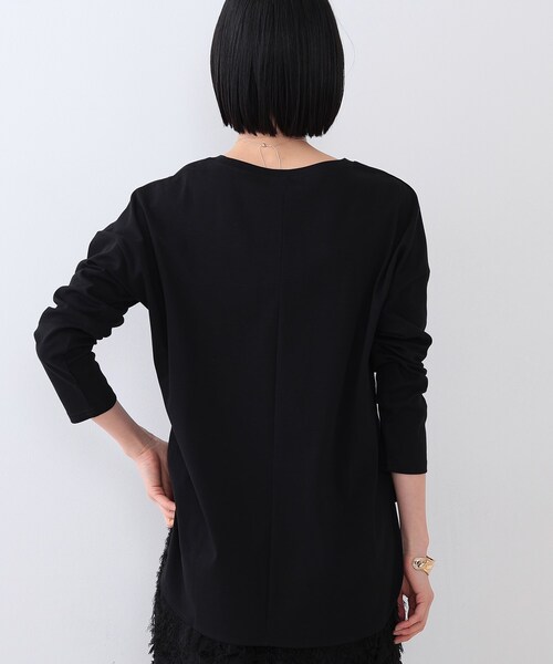 【キレイめ】ベーシックロングTシャツ（Tシャツ/カットソー）｜INDIVI（インディヴィ）