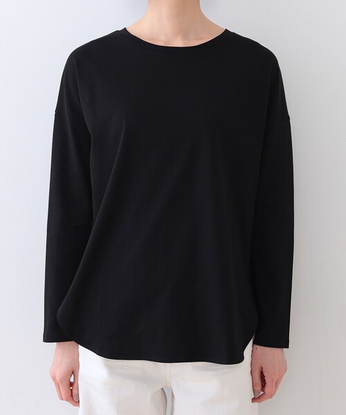 【キレイめ】ベーシックロングTシャツ（Tシャツ/カットソー）｜INDIVI（インディヴィ）