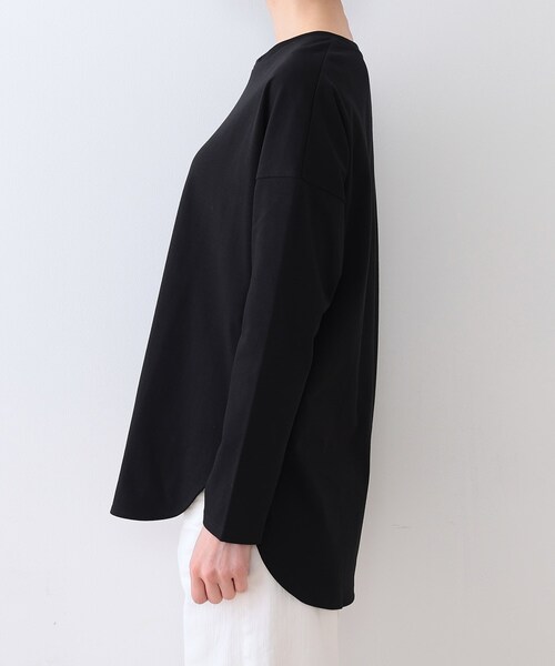 【キレイめ】ベーシックロングTシャツ（Tシャツ/カットソー）｜INDIVI（インディヴィ）