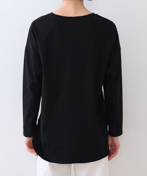 【キレイめ】ベーシックロングTシャツ（Tシャツ/カットソー）｜INDIVI（インディヴィ）
