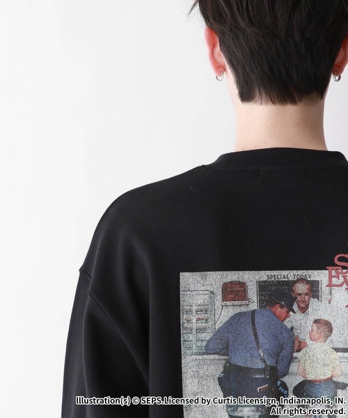 RAGEBLUE（レイジブルー）の「【THE SATURDAY EVENING POST】コラボ/オーバーサイズプリントスウェット（スウェット・メンズ・ホワイト系その他/レッド/ブラック/オフホワイト/ホワイト系その他2・MEDIUM/LARGE）」の20枚目の写真