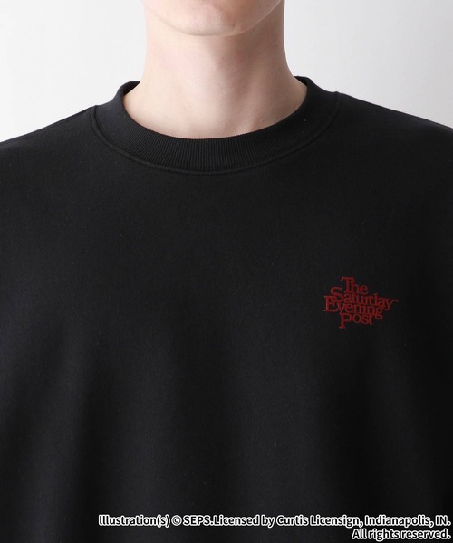 RAGEBLUE（レイジブルー）の「【THE SATURDAY EVENING POST】コラボ/オーバーサイズプリントスウェット（スウェット・メンズ・ホワイト系その他/レッド/ブラック/オフホワイト/ホワイト系その他2・MEDIUM/LARGE）」の21枚目の写真