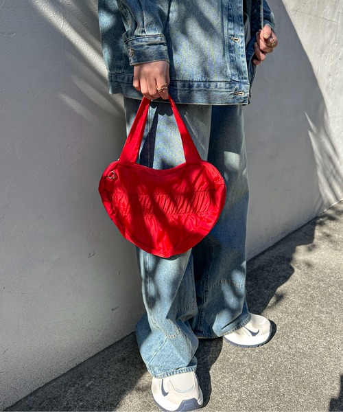 PILIT（ピリット）の「ハート ショルダーバッグ（ショルダーバッグ・レディース・ブラック/レッド・FREE）」の12枚目の写真