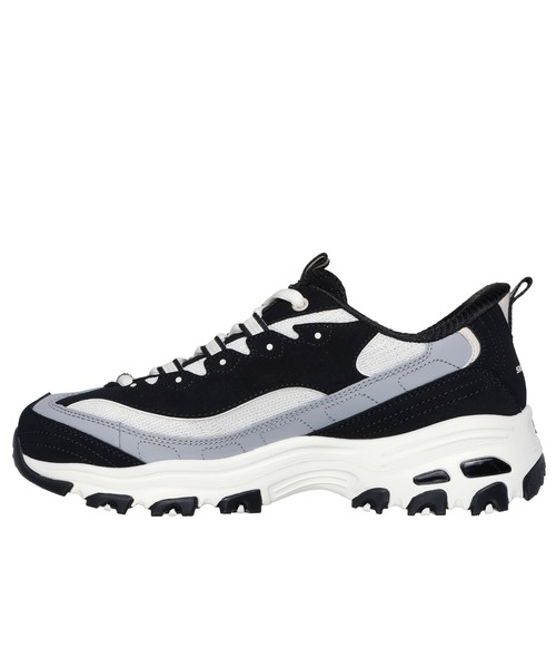 SKECHERS（スケッチャーズ）の「スケッチャーズ ハンズフリースリップインズ ディライツ スムース ノスタルジア（スニーカー・レディース・ブラック×グレー/ナチュラル・22.5cm/23cm/23.5cm/24cm/24.5cm）」の5枚目の写真