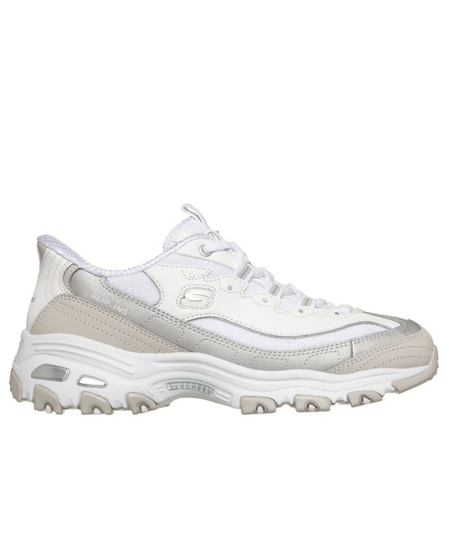 SKECHERS（スケッチャーズ）の「スケッチャーズ ハンズフリースリップインズ ディライツ スムース ノスタルジア（スニーカー・レディース・ブラック×グレー/ナチュラル・22.5cm/23cm/23.5cm/24cm/24.5cm）」の12枚目の写真