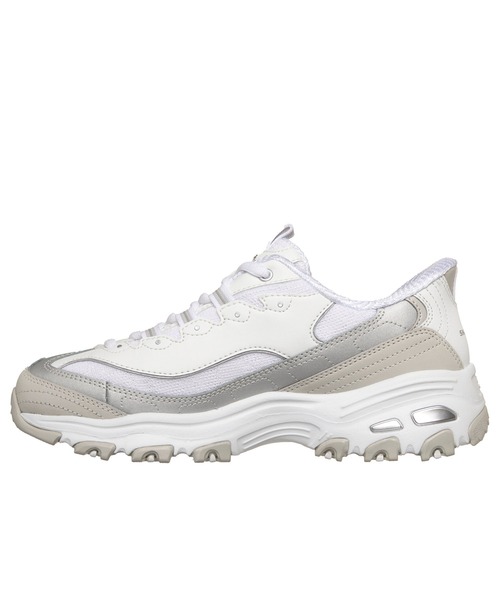 SKECHERS（スケッチャーズ）の「スケッチャーズ ハンズフリースリップインズ ディライツ スムース ノスタルジア（スニーカー・レディース・ブラック×グレー/ナチュラル・22.5cm/23cm/23.5cm/24cm/24.5cm）」の11枚目の写真