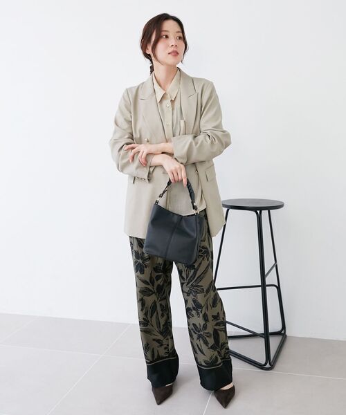 le.coeur blanc（ルクールブラン）の「ダブルブレストジャケット（その他アウター・レディース・ネイビー/モカ・38）」の8枚目の写真